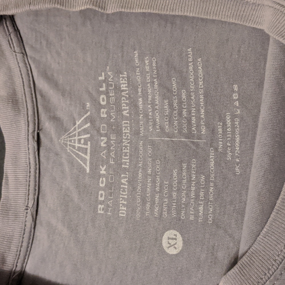 THE WHO 1990 Rock and Roll Hall of Fame graphic tee - Picture 4 of 9